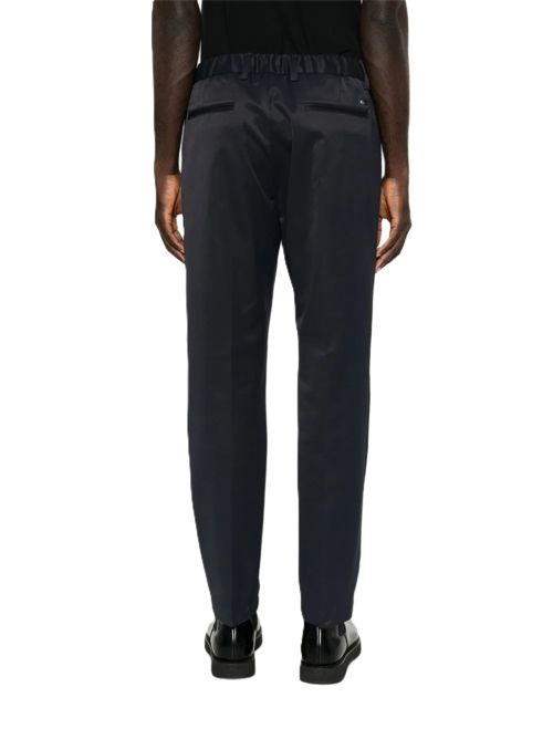 Pantaloni affusolati con coulisse blu HERNO | PT000236U129059200 BLU